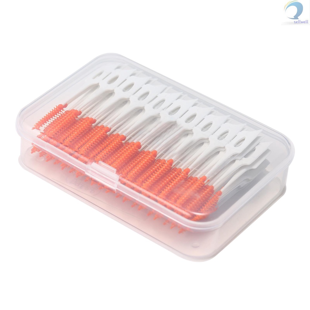 [Sellwell] Anself 160PCS Interdental Brushes Ultra Tight Bristles Tooth