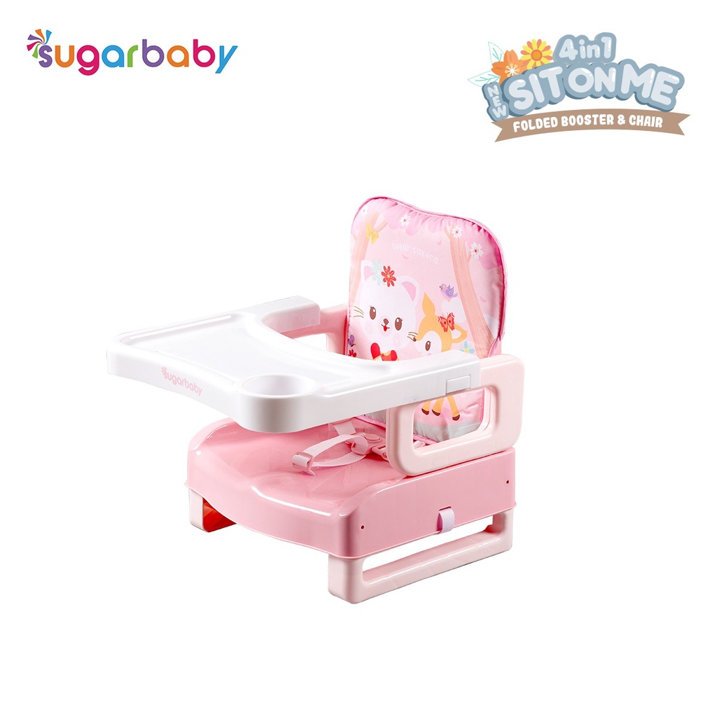 New BOOSTER Seat on me 4 in 1 Sugarbaby Sugar Baby Dining Chair Baby Sofa Dining Chair Baby hampers Baby Gift Learning To Sit Baby Chair Model Baby