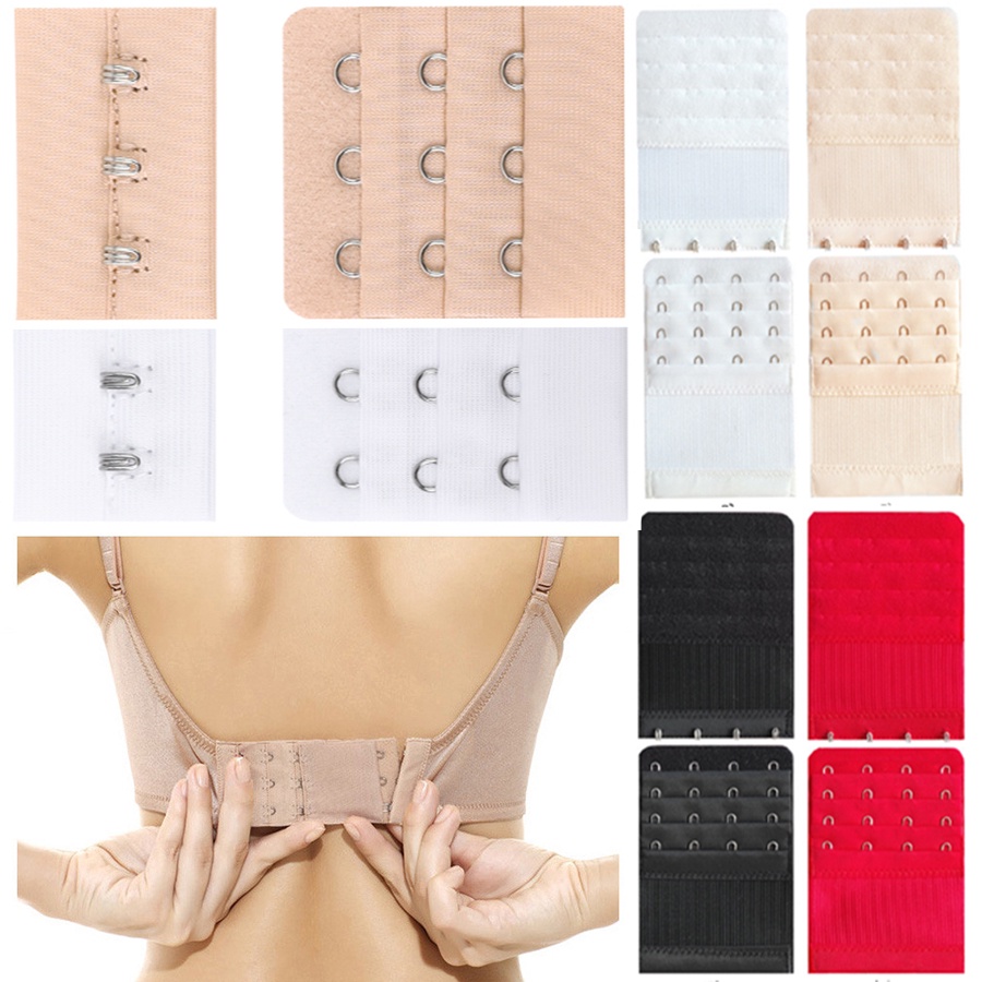NEW Bra Extension Strap Extenders for Women Adjustable Belt Buckle ...