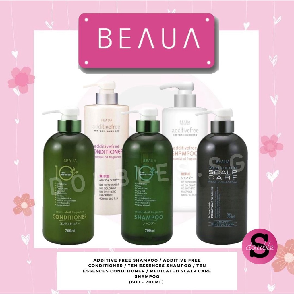 Beaua Ten Essences/Medicated Scalp Care Shampoo&Conditioner 700ML
