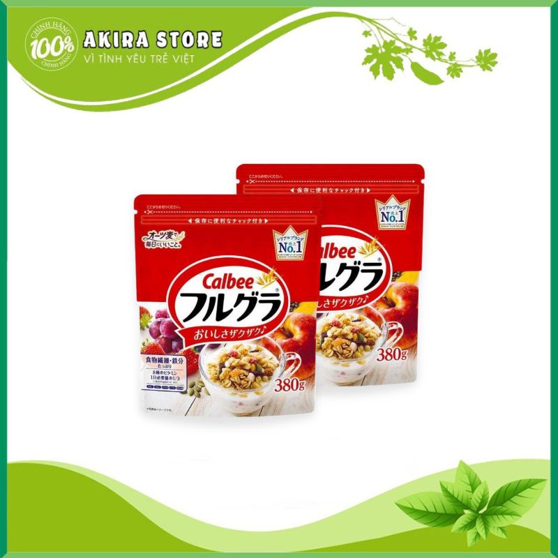 Japanese Calbee Cereals 380g Diet, Convenient Breakfast [Date T6 / 2023