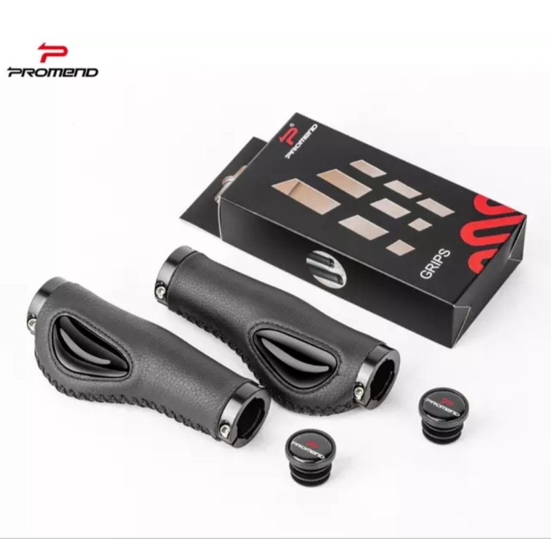 Promend Grip Microfiber Leather Handlebar Straight or Ergonomic