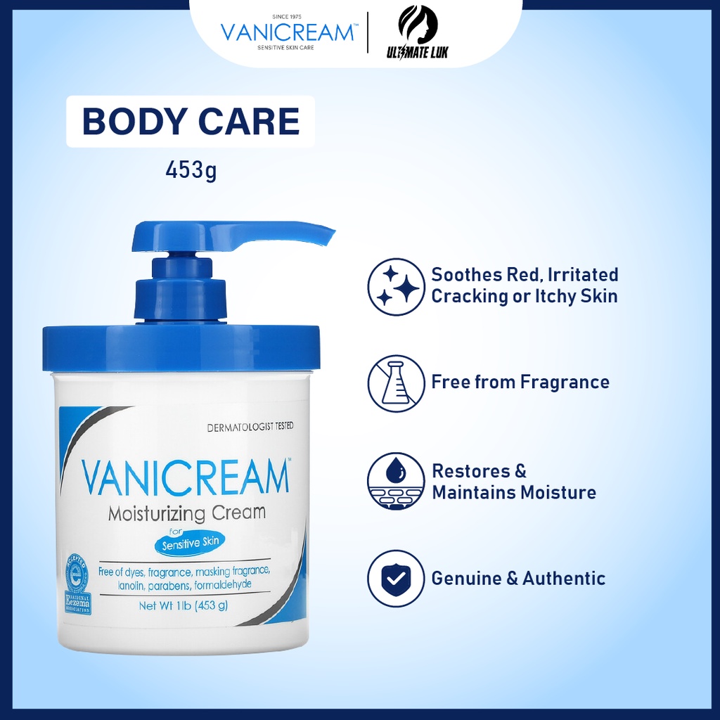 Vanicream, Moisturizing Cream, Eczema, Lanolin, Formaldehyde, For