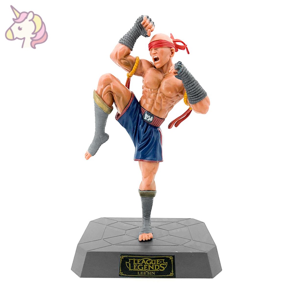 Lee Sin Figure Blind Monk Figure Toy Vivid Super Boxing Blind Monk LOL ...