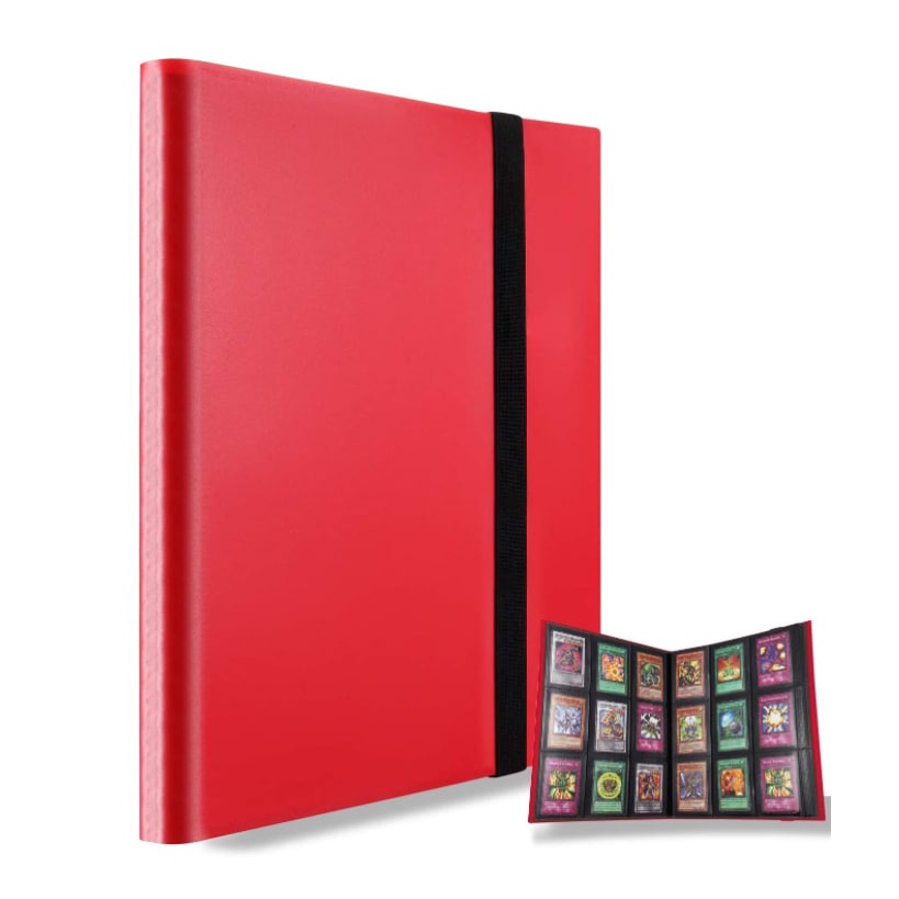 9 Pockets Trading Card Binder, Card Collectors Album Folder Waterproof