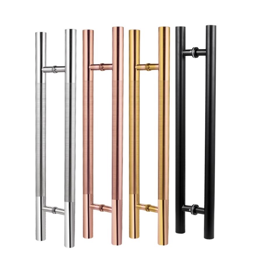 Glass Door Handle Stainless Steel Push Pull Door Handle/Barn Door