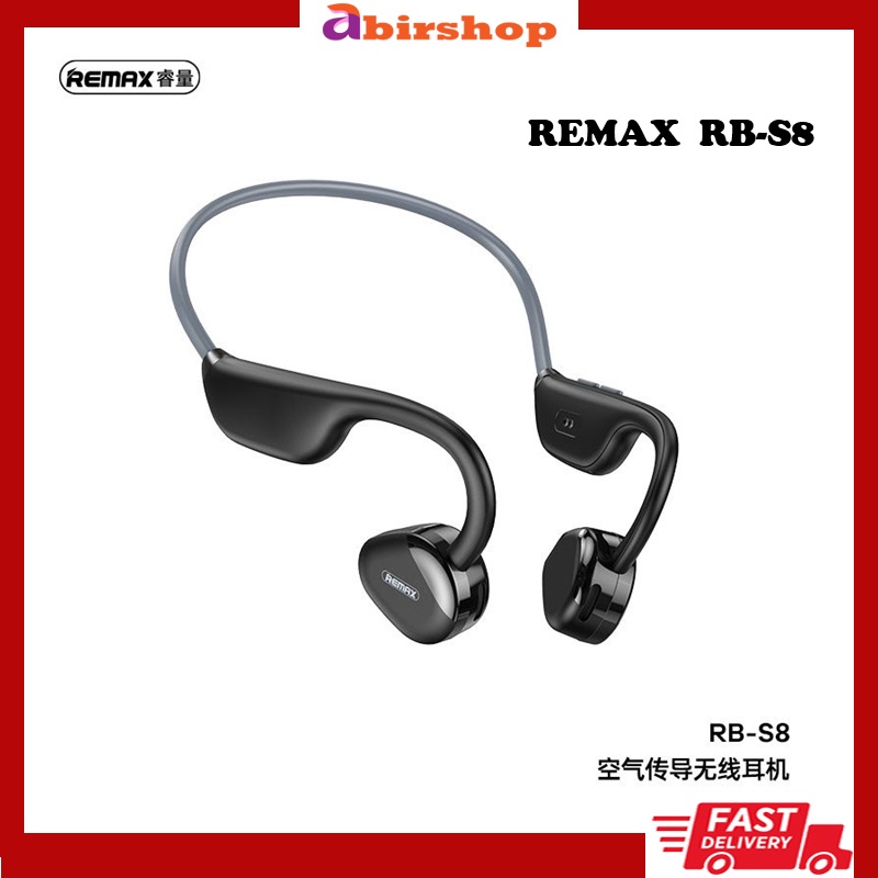 REMAX RB-S8 AIR CONDUCTION BLUETOOTH SPORTS HEADPHONES||Remax
