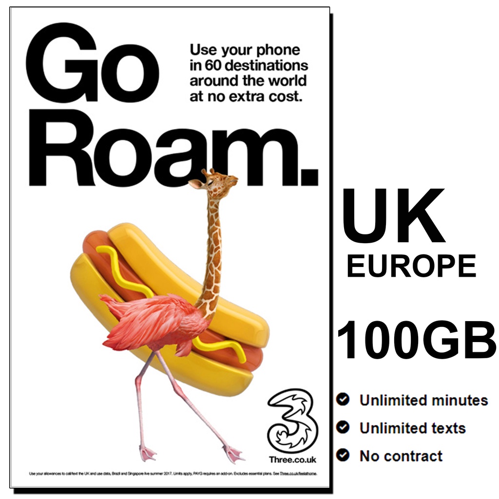 UK, Switzerland, Europe Roaming Sim Card Shopee Singapore