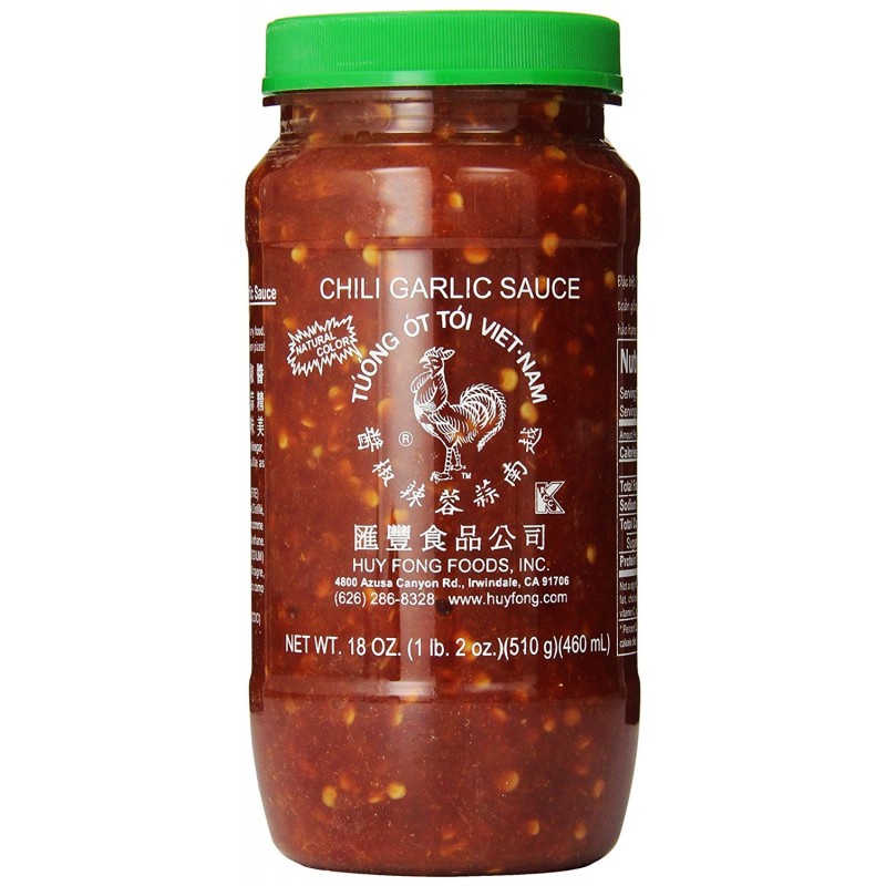 Huy Fong Garlic Chili Sauce 510 Gram Shopee Singapore