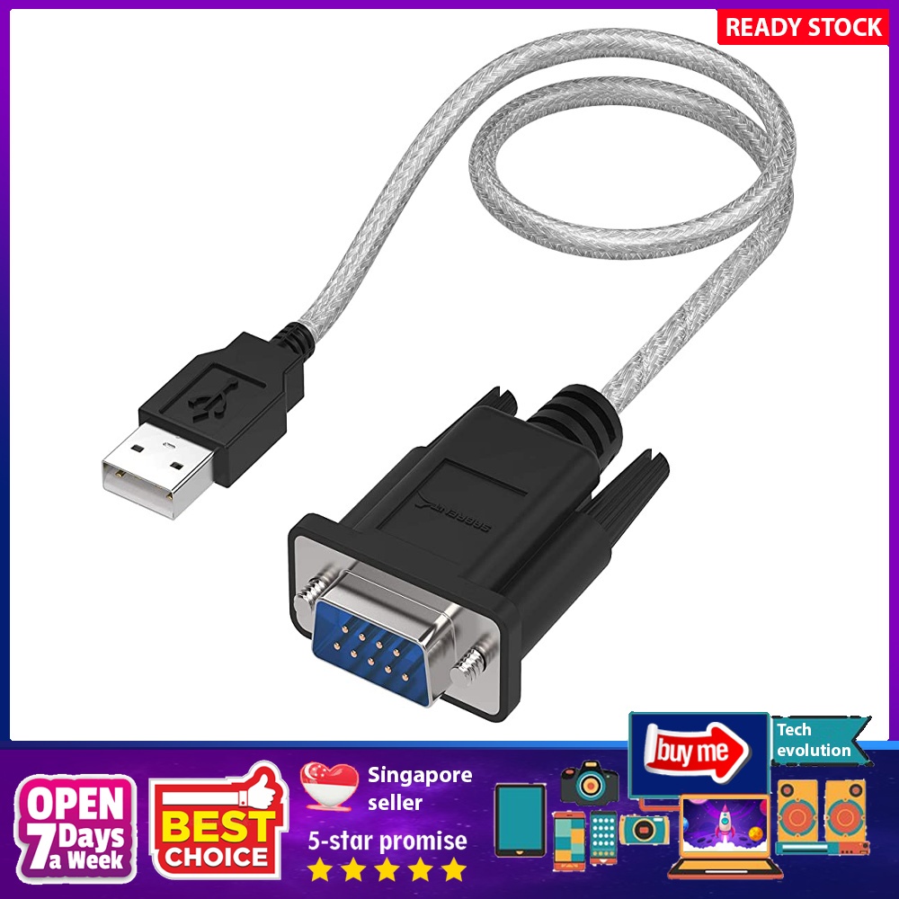 [sgstock] Sabrent USB 2.0 to Serial (9Pin) RS232 DB9 Adapter