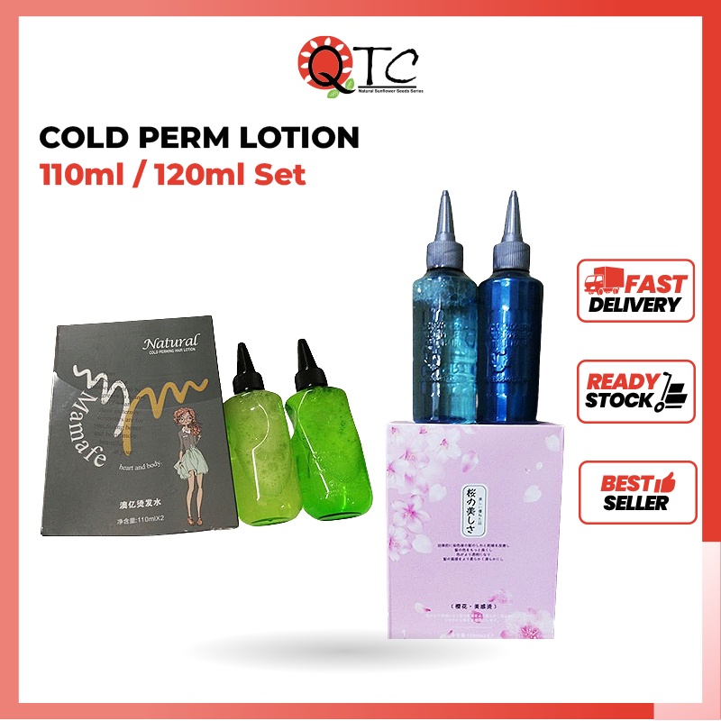 Cold perm lotion set brand JAPAN/KOREA COLD PERM LOTION SET 120ML (FOR