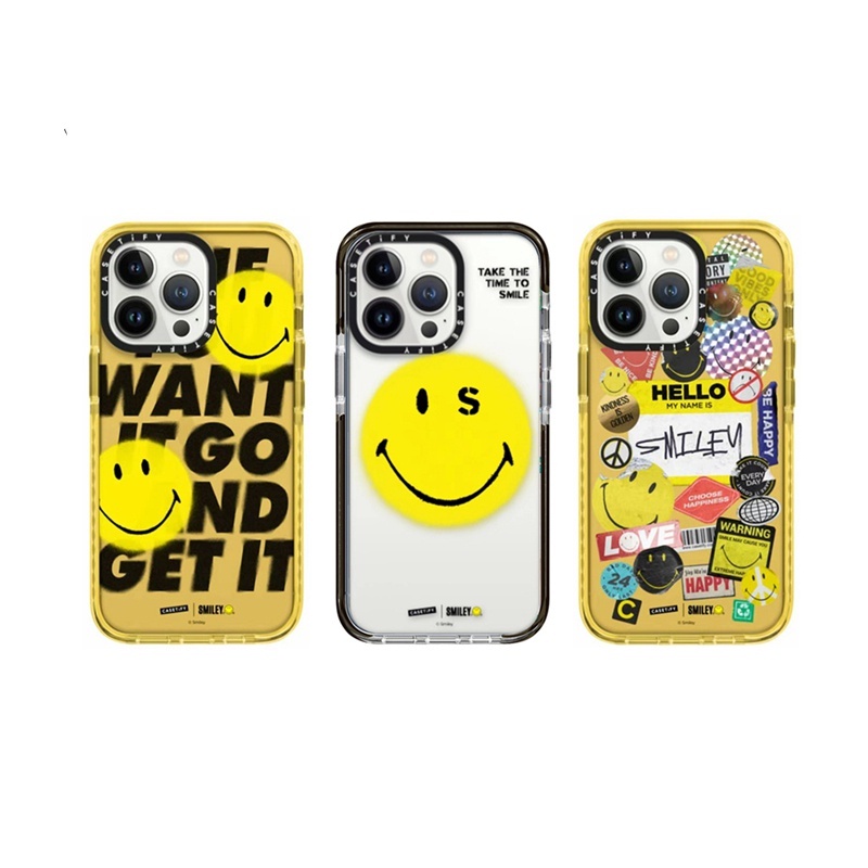 Casetify SMILEY Sticker Soft Silicone Case Cover For iPhone 7 8