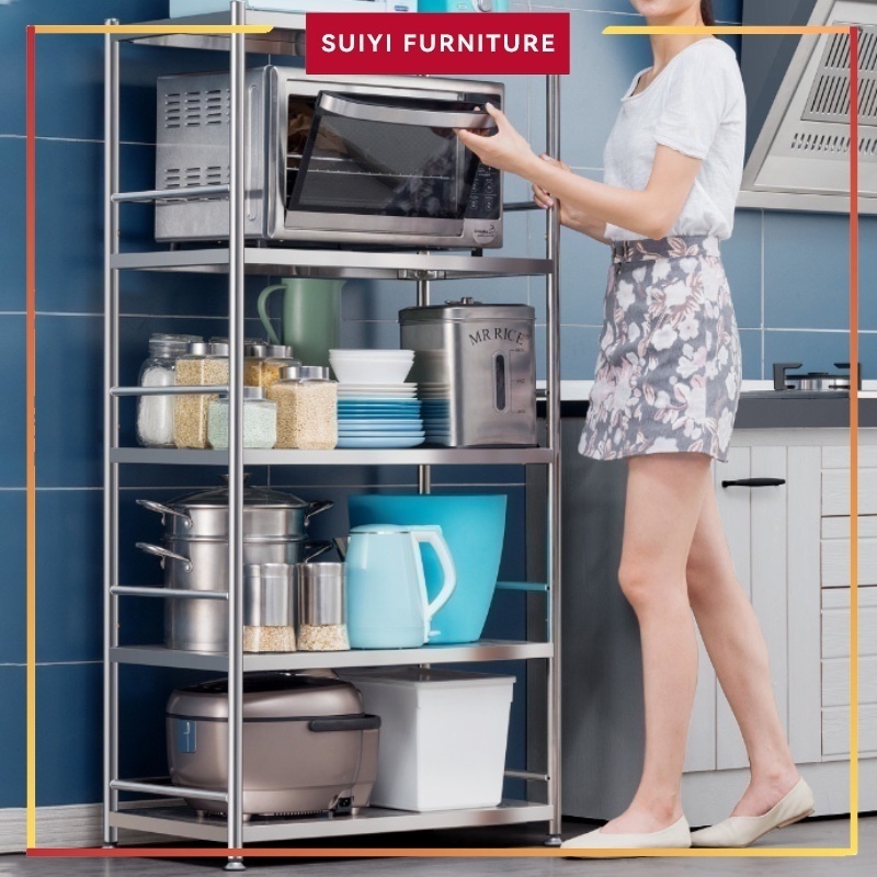 Stainless Steel Kitchen Rack Multilayer Storage Rack Multilayer