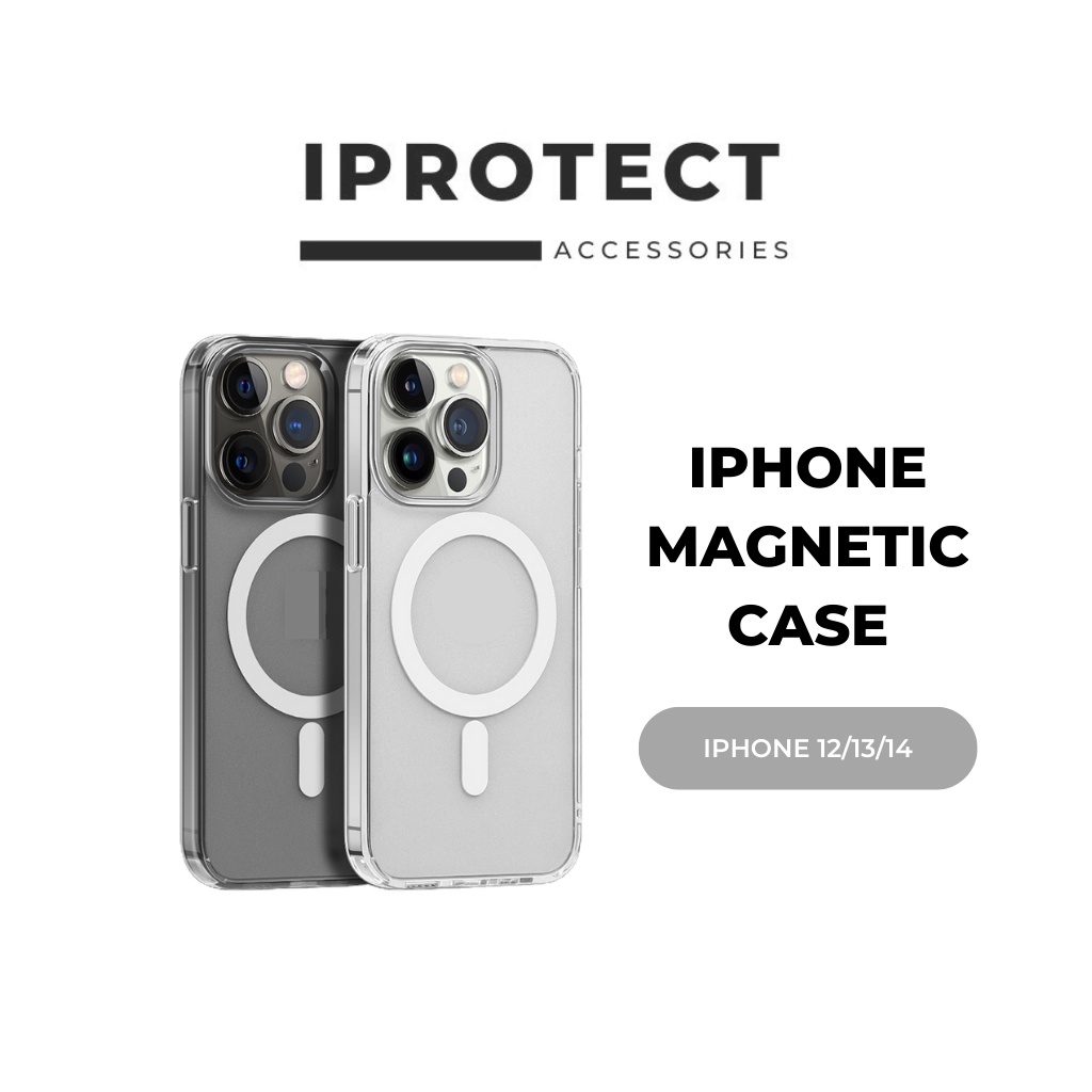 [?? INSTOCK] iProtect iPhone Magnetic Case for Wireless Charging/MS Accessories [iPhone 12/13/14]