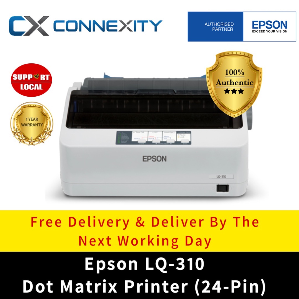 Epson LQ310 24 Pins Dot Matrix Printer Dot Matrix Printer l Epson