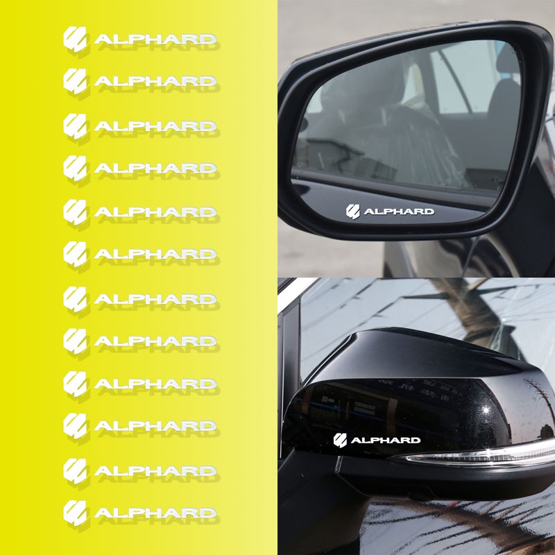 Car Window Wiper Sticker Nickel Metal Rear View Mirror Rain Eyebrow ...