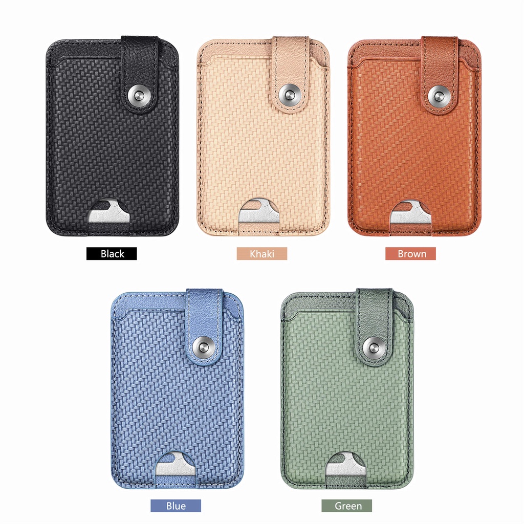 Buckle Phone Holder Ultra-thin Magnetic Car Holder Sticker Wallet Card ...