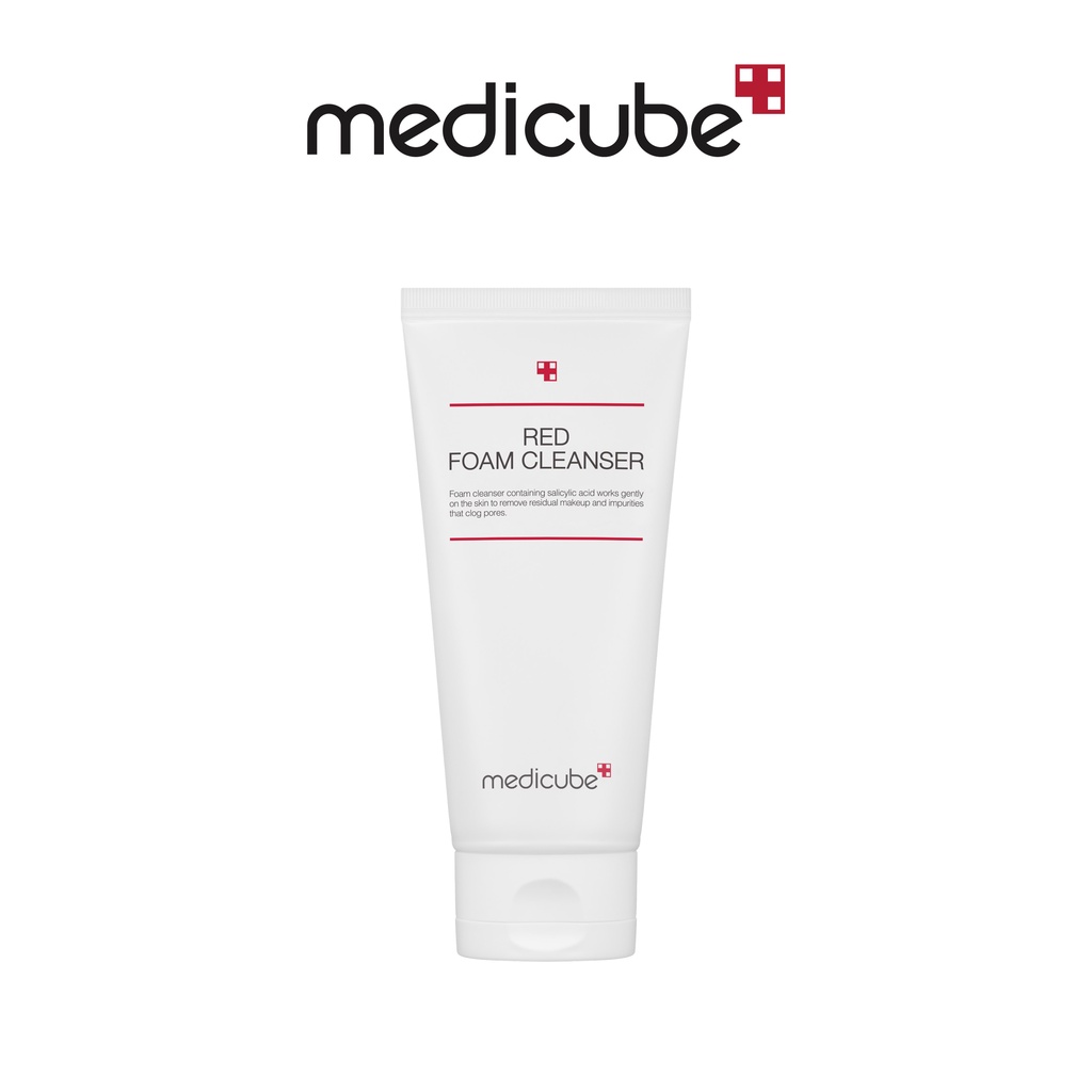 Medicube Official Red Foam Cleanser 120ml For Acne And Sensitive Skin Shopee Singapore