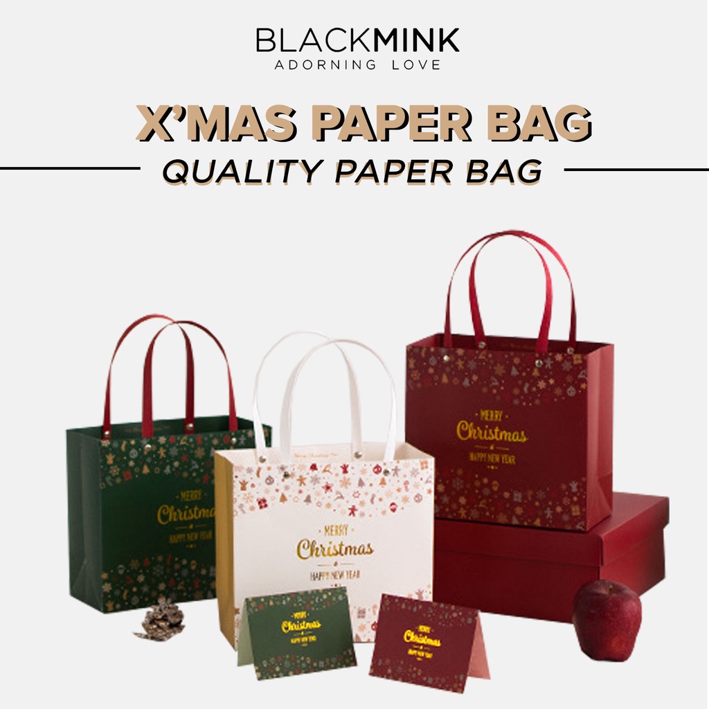 Christmas Paper Bag | shopping bag | Gift Bag | Xmas paper bag ...