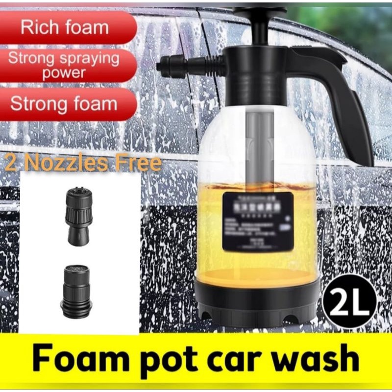 Local Delivery 2000ml Foam Wash Car Spray High Air Pressure Bottle