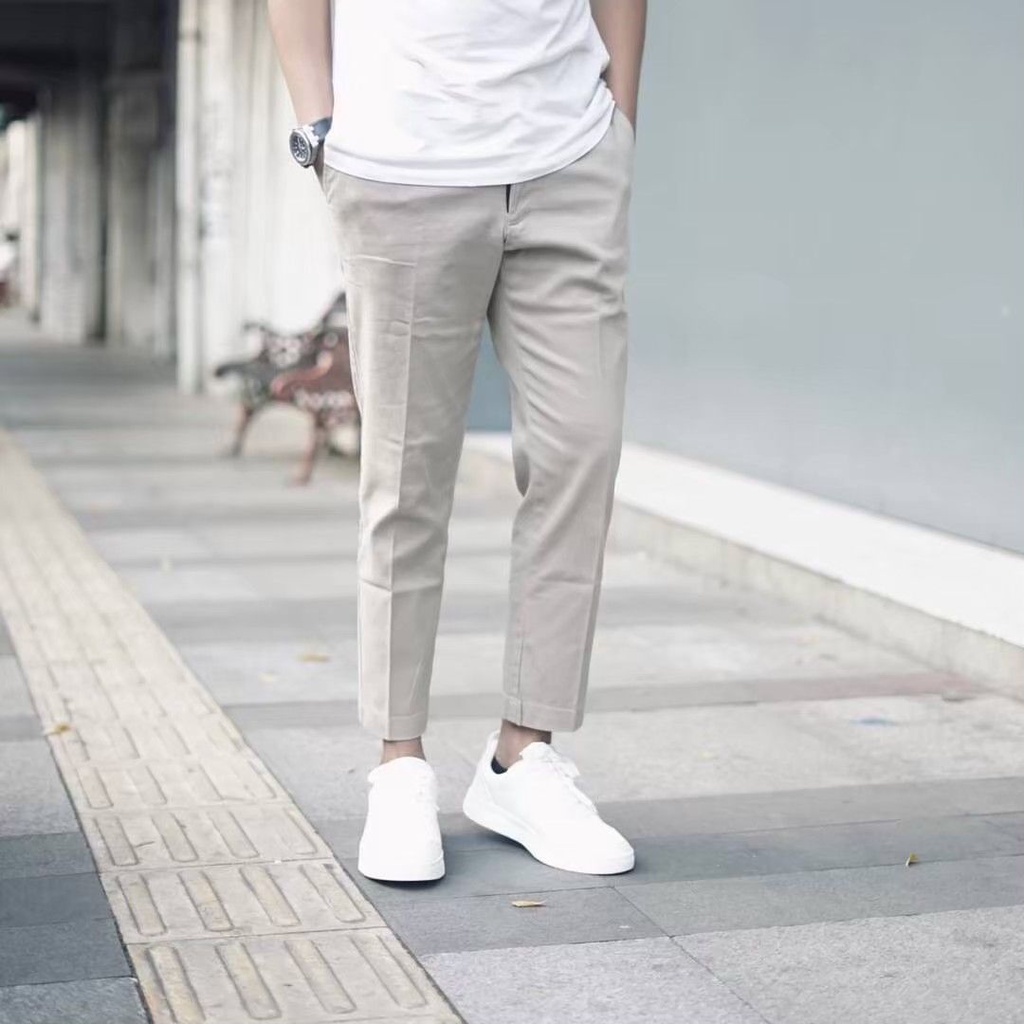 Ankle Pants Casual Pants Formal Pants Office Work Pants Men's