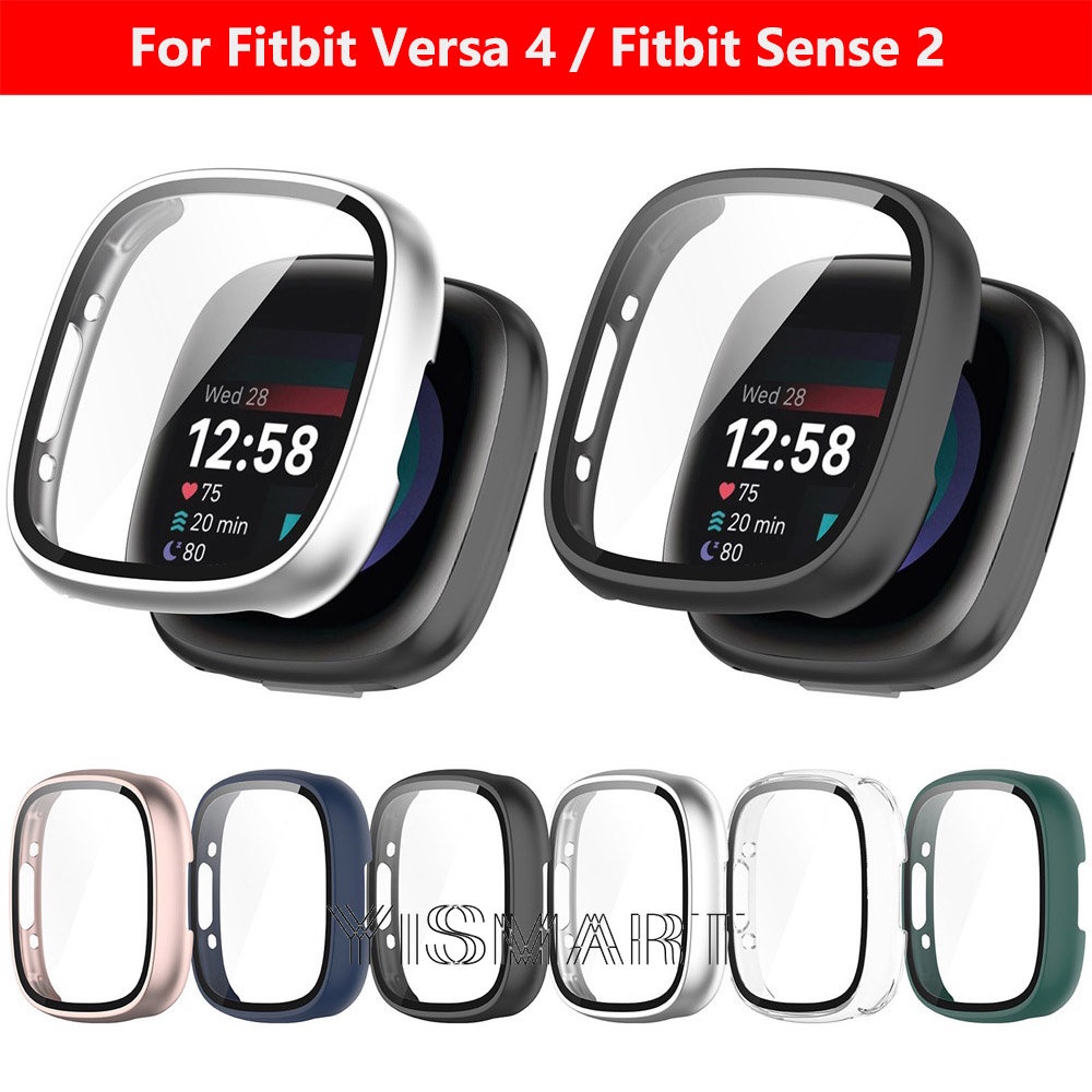 Screen Protector for Fitbit Versa 4 / Sense 2 Hard PC Bumpe HD Tempered