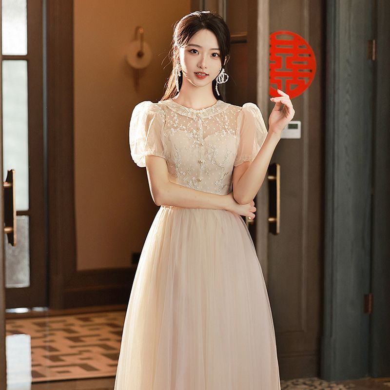 sachin and babi light blue dress Champagne Bridesmaid Dresses main image 1
