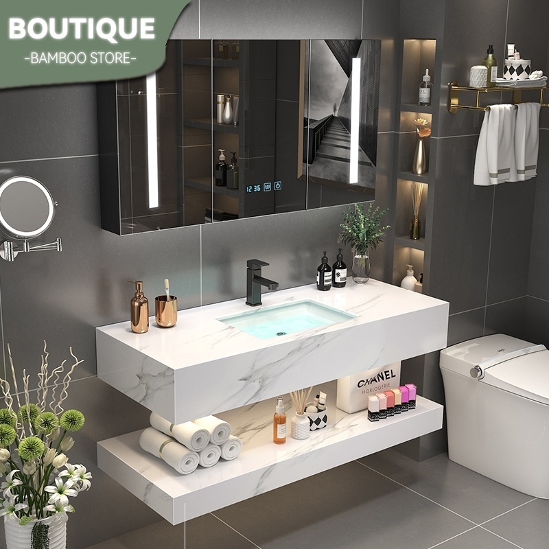 Zcm Modern Simple Bathroom Cabinet Combination Bathroom Set Bathroom ...