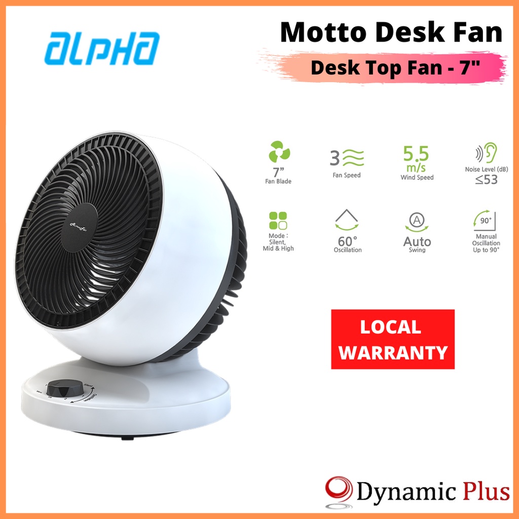 ALPHA MOTTO DESK FAN 60 - 7