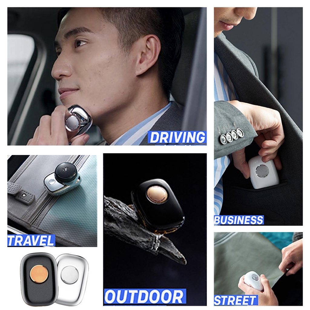 ZAO Electric Shaver Mini Portable Face Cordless Shavers Painless Small ...