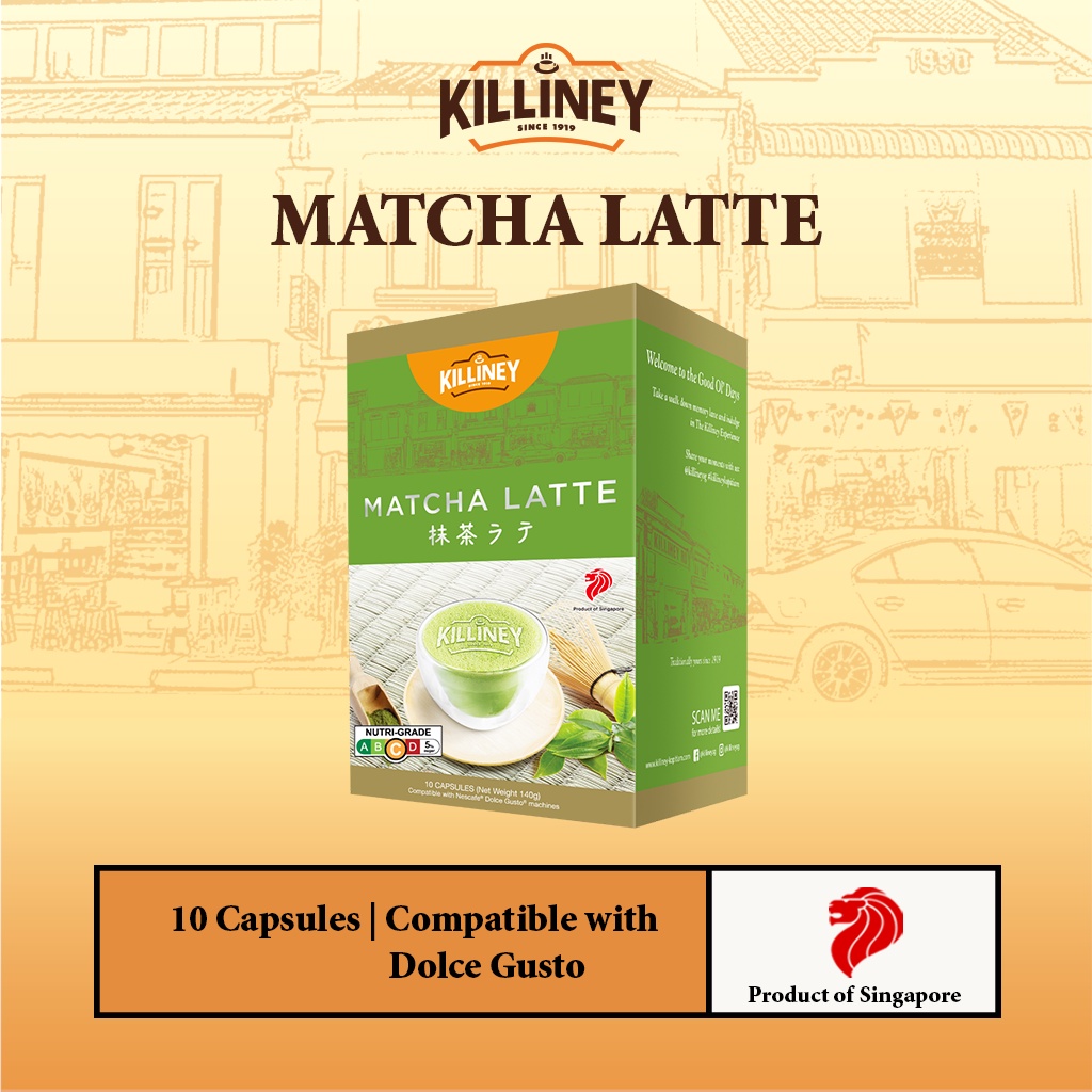 Killiney Matcha Latte Dolce Gusto Compatible Capsule Pods Shopee Singapore 0147