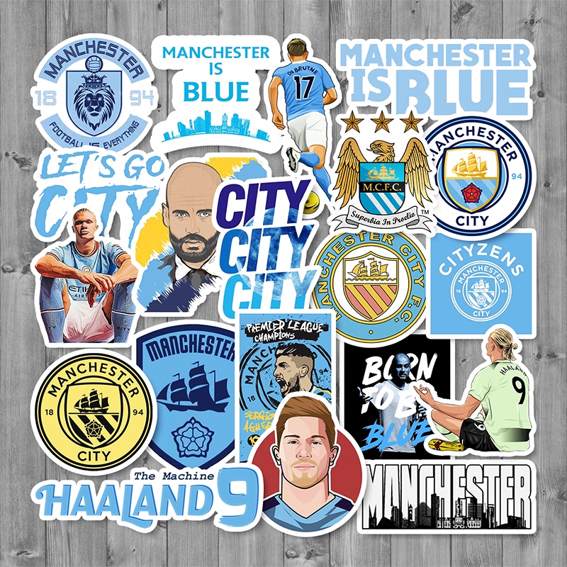 Tumblr Sticker Pack Manchester City Fc 20pcs Shopee Singapore 8611