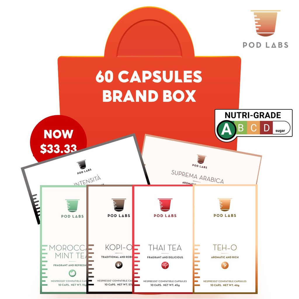 Shopee x Pod Labs Brand Box 60 Capsules Deal Shopee Singapore