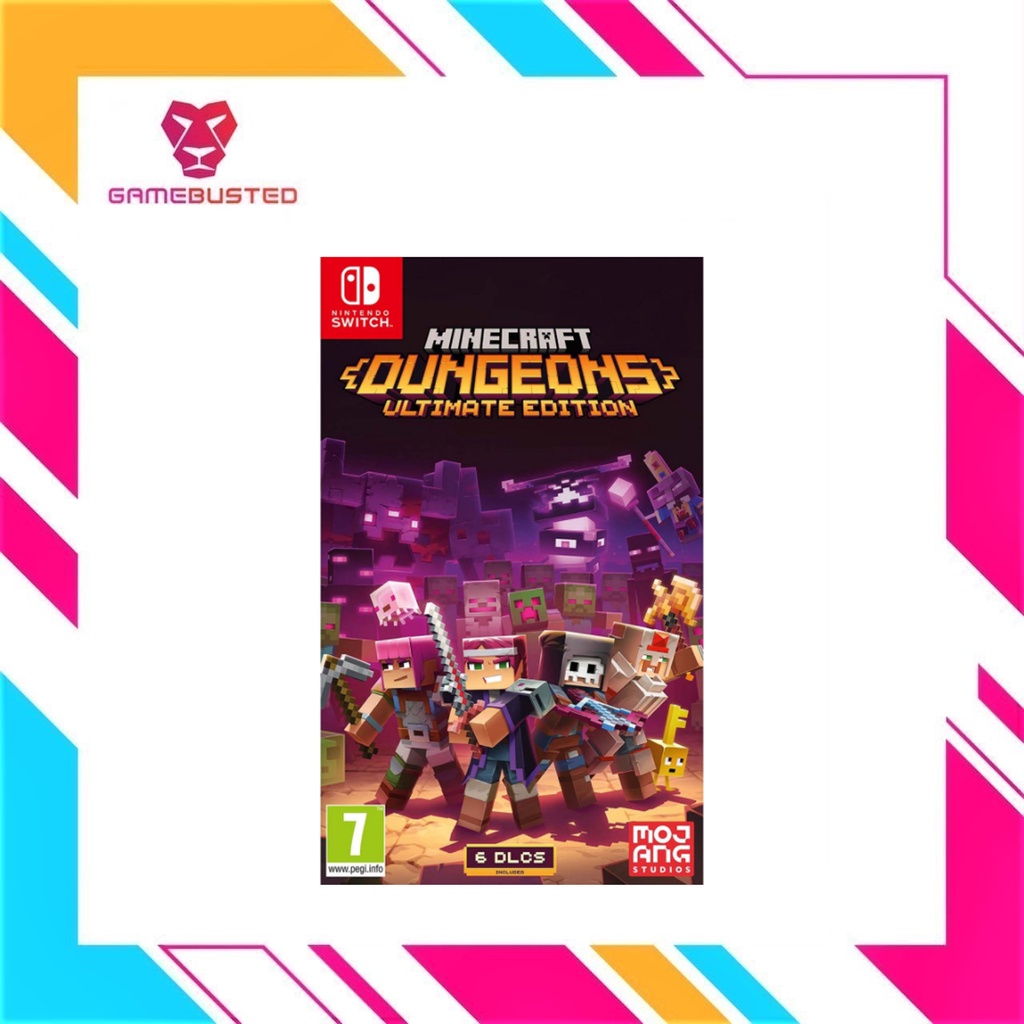 Nintendo Switch Minecraft Dungeons Ultimate Edition Shopee Singapore