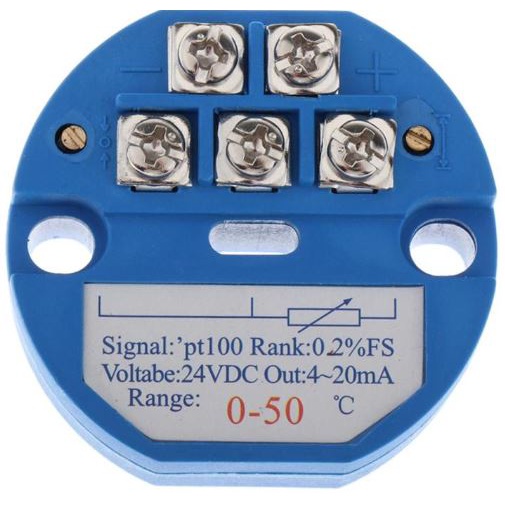 Temperature Sensor Transmitter Module 24VDC 4-20MA PT100 SBW | Shopee ...