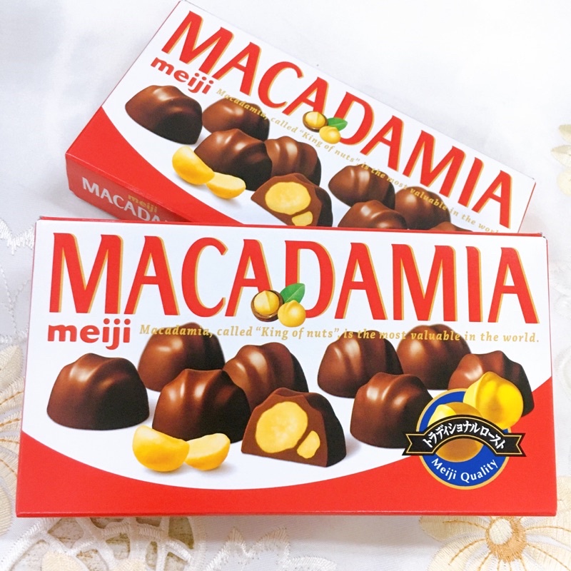 Macadamia Meiji Japanese Domestic Chocolate Candy 64g Shopee Singapore