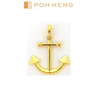 Poh Heng Jewellery 22K Gold Anchor Pendant [Price By Weight]