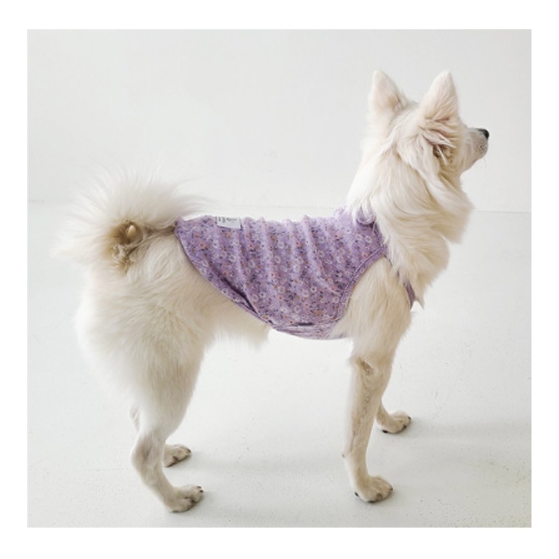 Ribbon Flower Tshirt / Made in korea / dog clothes / selfproduction