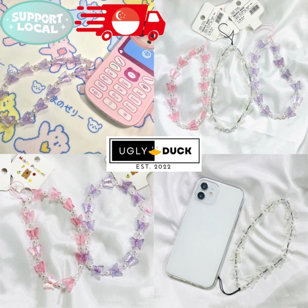 [SG Ready Stock] Charm Keychain fashion y2k keychain handmade phone