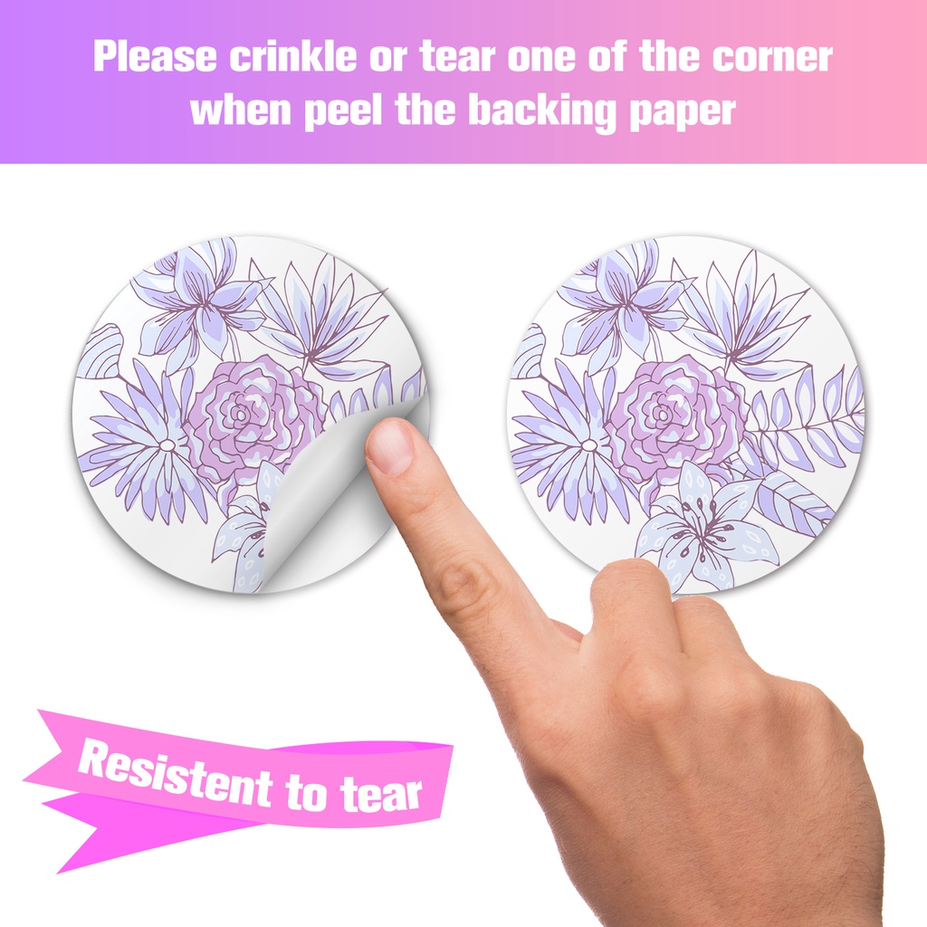 【Glossy Photo Sticker】A-SUB Sticker for Inkjet Printer A4 20pcs DIY ...