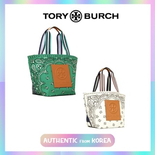 Tory Burch Gracie Reversible Printed Canvas Tote Bag