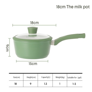 Ecowin】Non-stick medical stone frying pan with lid suitable for