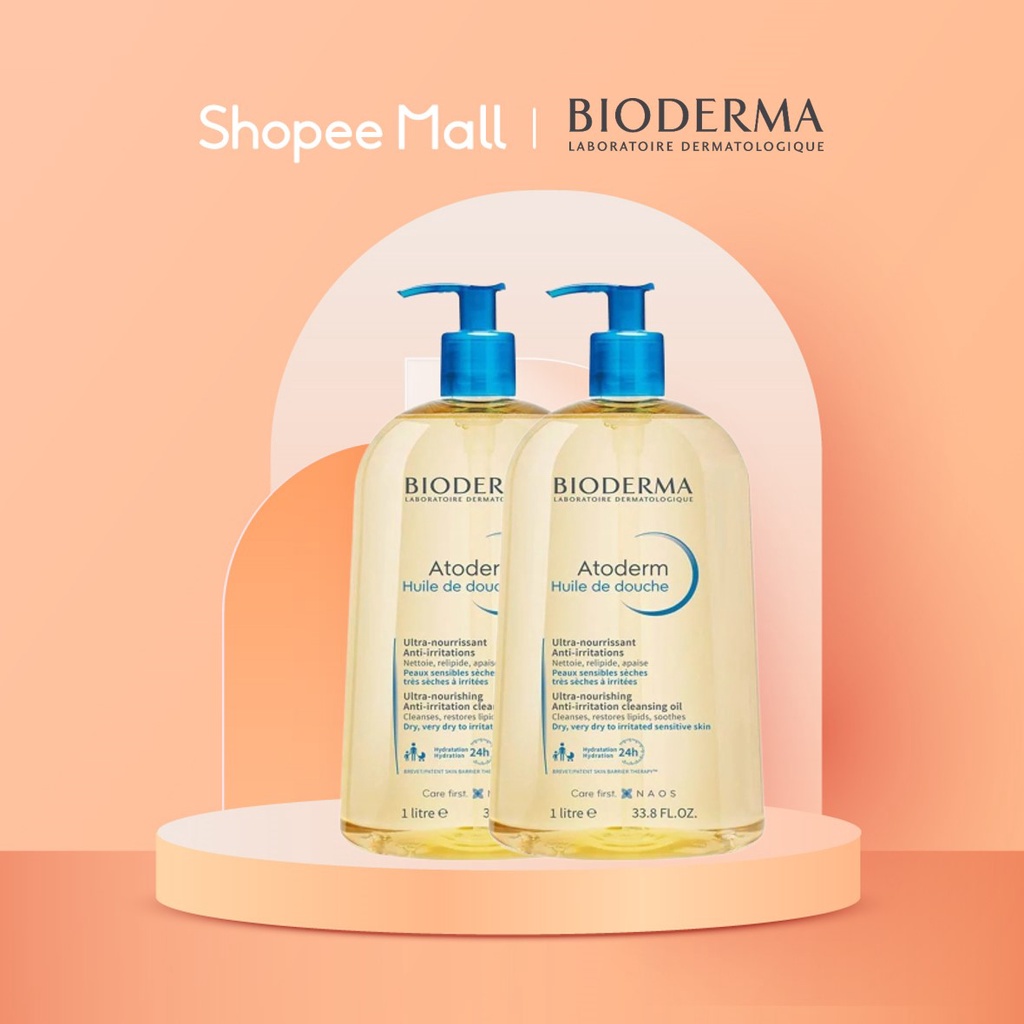 Bioderma Atoderm Huile de douche AntiIrritation Face & Body Cleansing