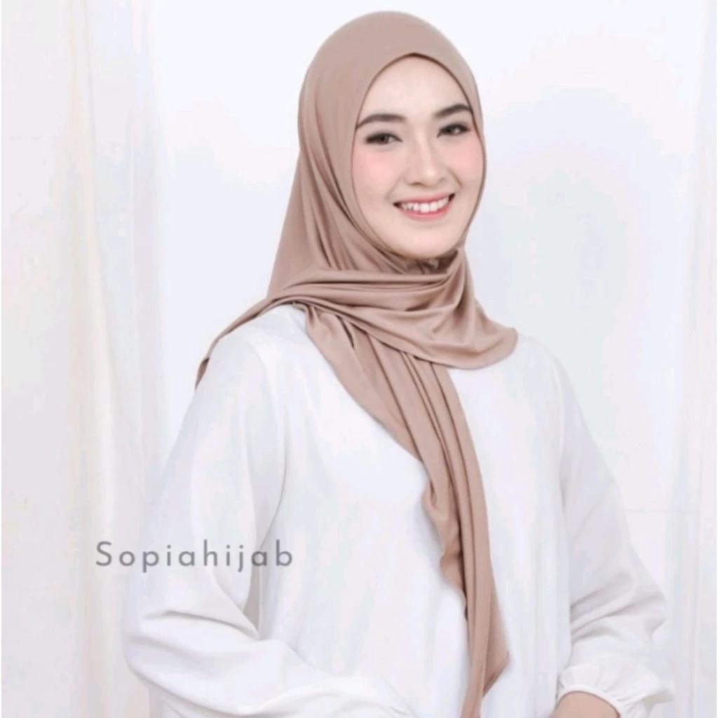 JILBAB SEGI TIGA OVAL PREMIUM / SEGITIGA INSTAN OVAL MALAYSIA / JILBAB SEGI TIGA JERSEY - Gambar 2
