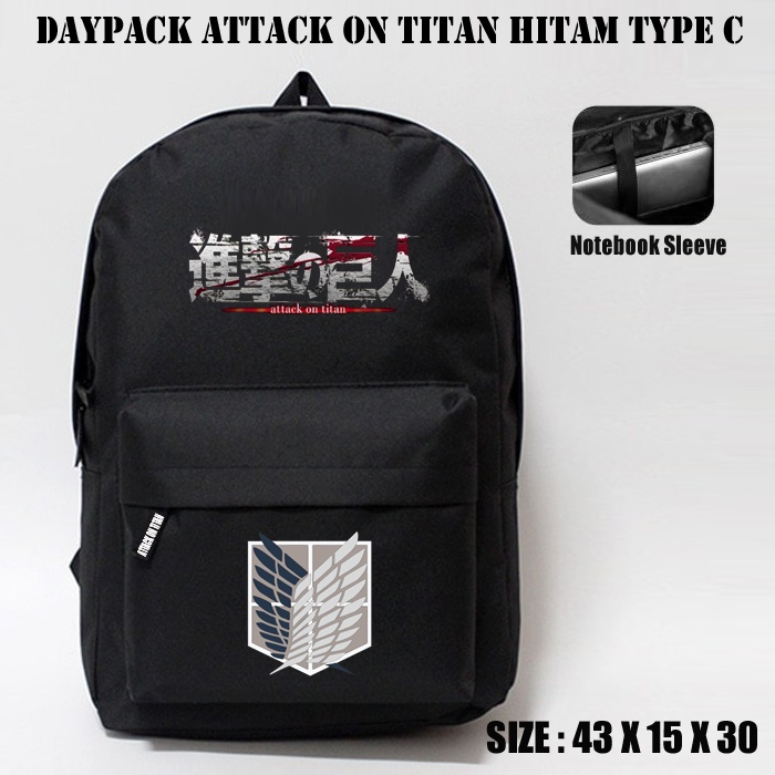 Attack on titan school bag clearance