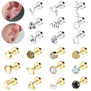 Surgical stainless steel earrings on sale studs