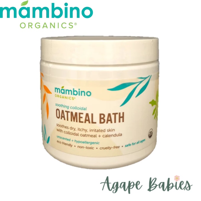 Mambino Organics Organic Soothing Oatmeal Bath Powder (Milk + Calendula