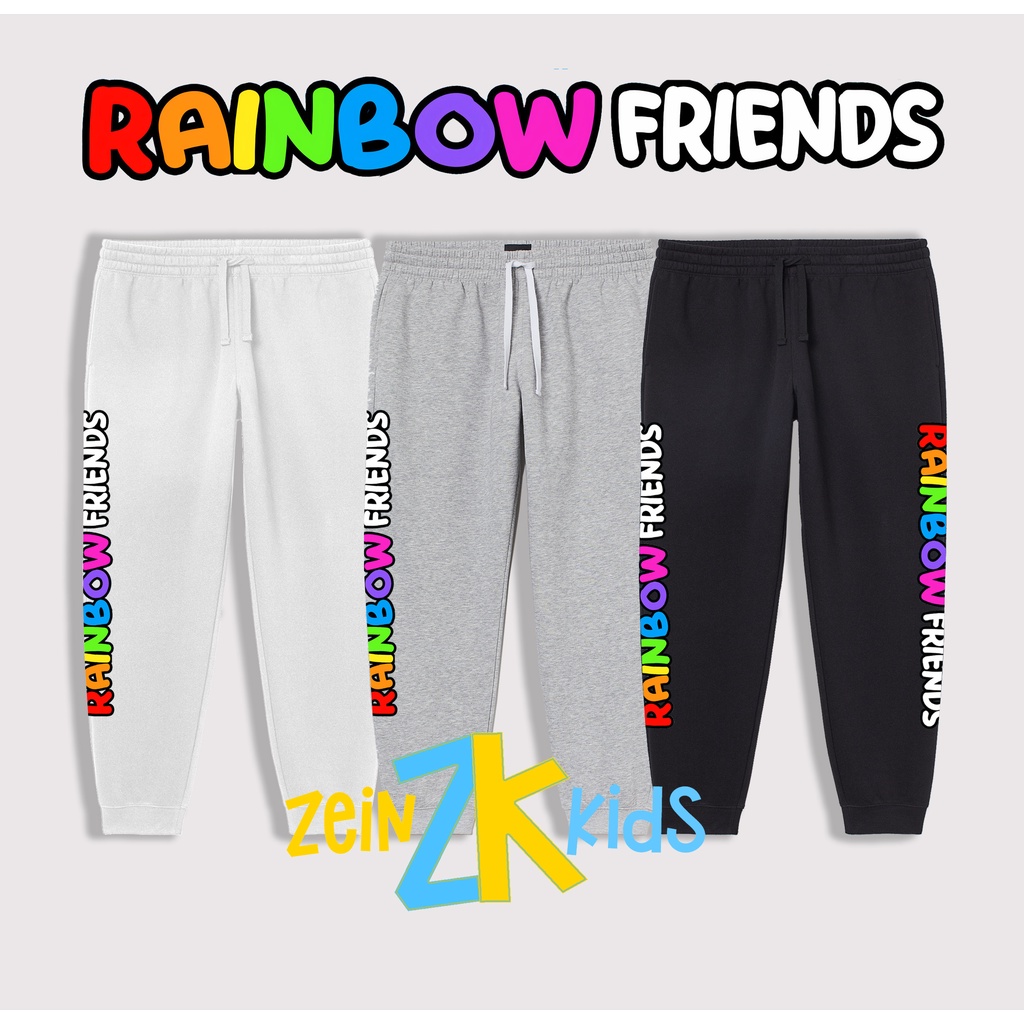Rainbow FRIENDS Roblox Kids Jogger Pants/Roblox RAINBOW FRIENDS Kids ...