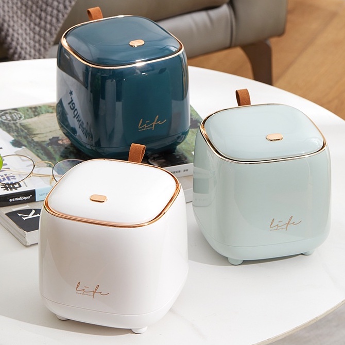 [SG Stock] Cute and Funny Mini Desktop Dustbin Rubbish Bin Bedroom