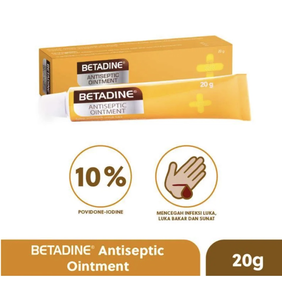 Betadine Antiseptic Ointment Wound Ointment 20gr Shopee Singapore